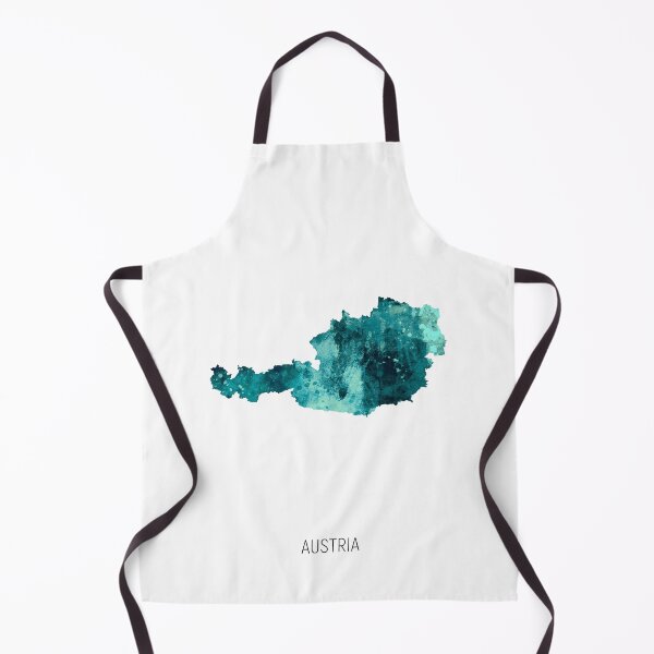 Item preview, Austria Watercolor Map designed and sold by ArtPrints.