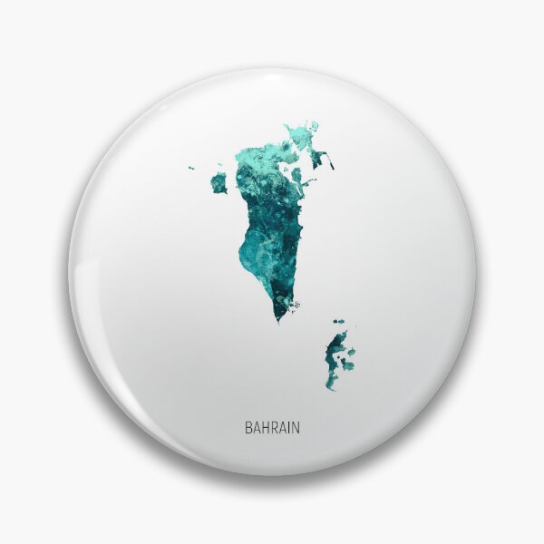 Item preview, Bahrain Watercolor Map designed and sold by ArtPrints.