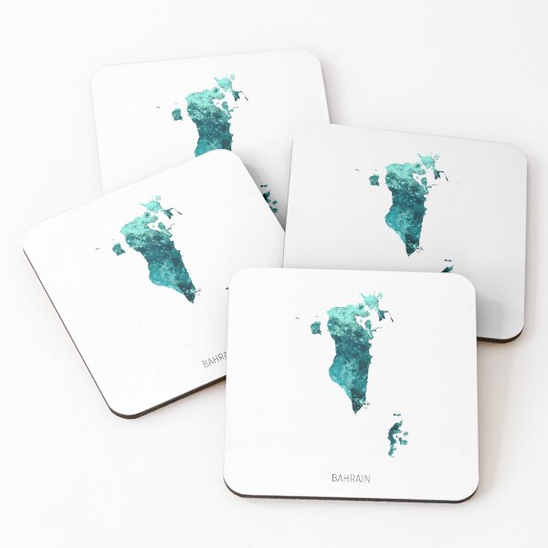 Item preview, Bahrain Watercolor Map designed and sold by ArtPrints.