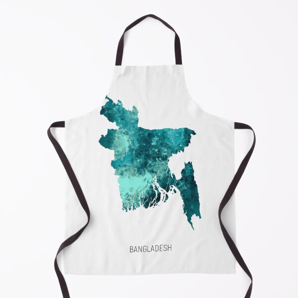 Item preview, Bangladesh Watercolor Map designed and sold by ArtPrints.