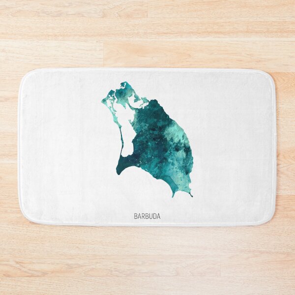 Item preview, Barbuda Watercolor Map designed and sold by ArtPrints.