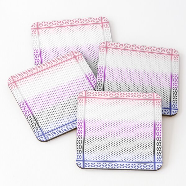 Item preview, Genderfluid Flag Keffiyeh/Kufiyyeh Solidarity Pattern  designed and sold by feardeargcrafts.