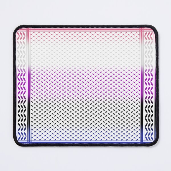 Item preview, Genderfluid Flag Keffiyeh/Kufiyyeh Solidarity Pattern designed and sold by feardeargcrafts.