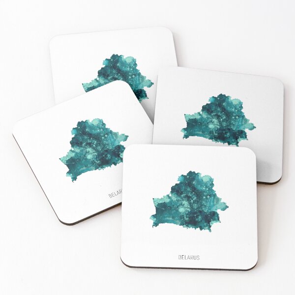 Item preview, Belarus Watercolor Map designed and sold by ArtPrints.