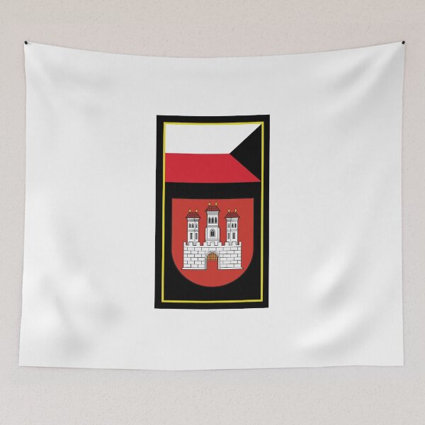 Item preview, Bratislava Flag & Coat of arms designed and sold by adamst555.