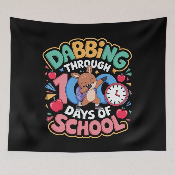 Item preview, Dabbing Through 100 Days of School 100th Day School Kids designed and sold by luannsemmsobre.