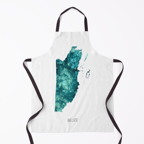 Item preview, Belize Watercolor Map designed and sold by ArtPrints.