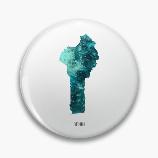 Item preview, Benin Watercolor Map designed and sold by ArtPrints.