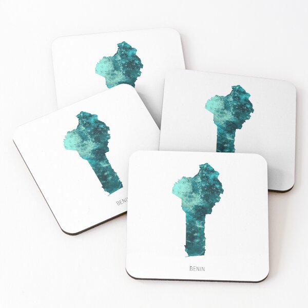 Item preview, Benin Watercolor Map designed and sold by ArtPrints.