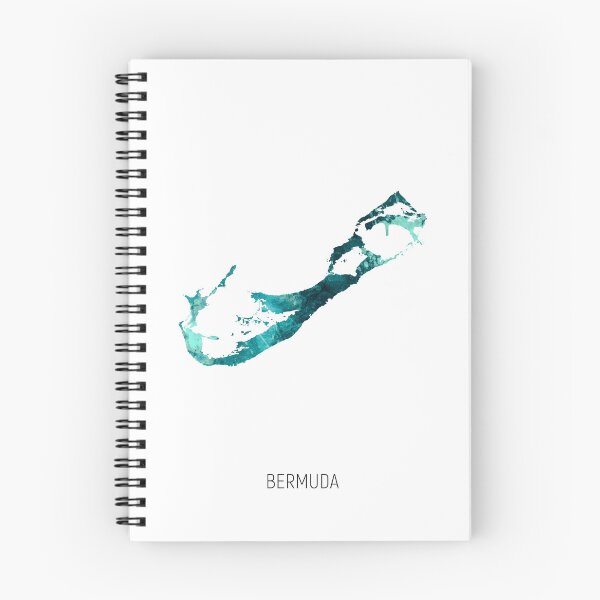 Item preview, Bermuda Watercolor Map designed and sold by ArtPrints.