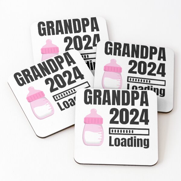 Item preview, Grandpa 2024 Loading Gift Baby Girl Announcement  designed and sold by MouDantArts.
