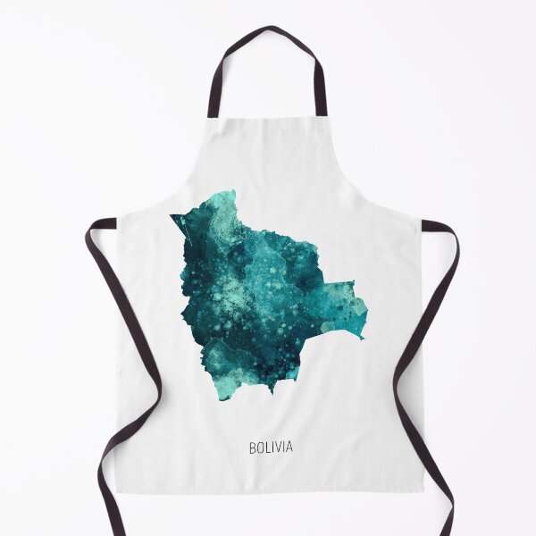 Item preview, Bolivia Watercolor Map designed and sold by ArtPrints.