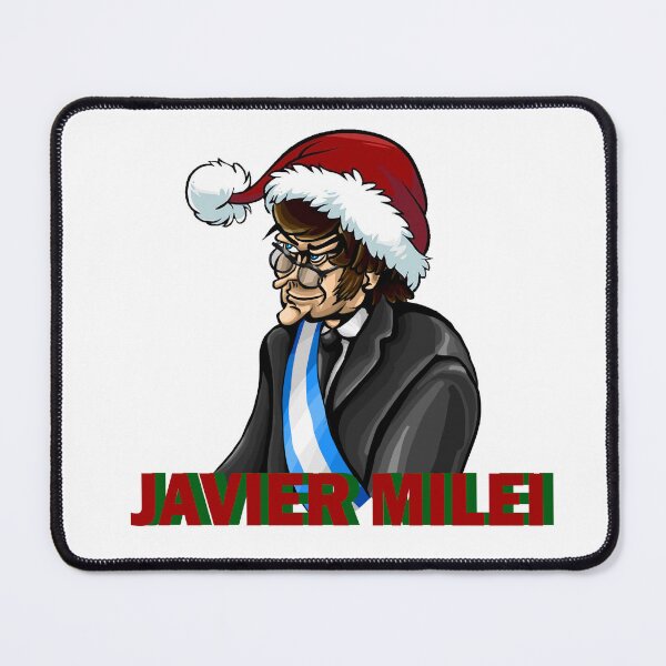 Item preview, Javier Milei Christmas: Festive Holiday Design - Argentina, Posters, Stickers, T-Shirts designed and sold by MechanicalART.