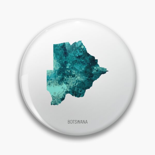 Item preview, Botswana Watercolor Map designed and sold by ArtPrints.