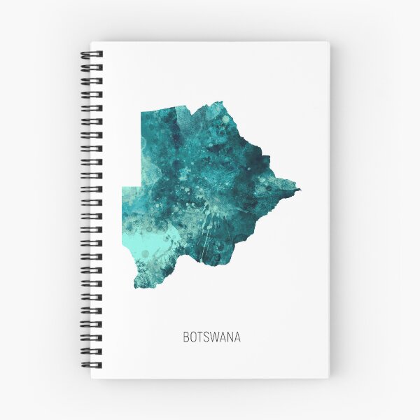 Item preview, Botswana Watercolor Map designed and sold by ArtPrints.