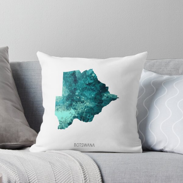 Item preview, Botswana Watercolor Map designed and sold by ArtPrints.