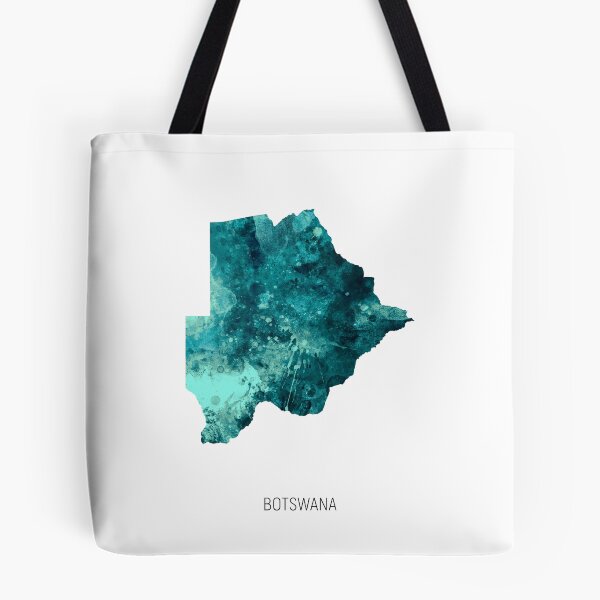 Item preview, Botswana Watercolor Map designed and sold by ArtPrints.