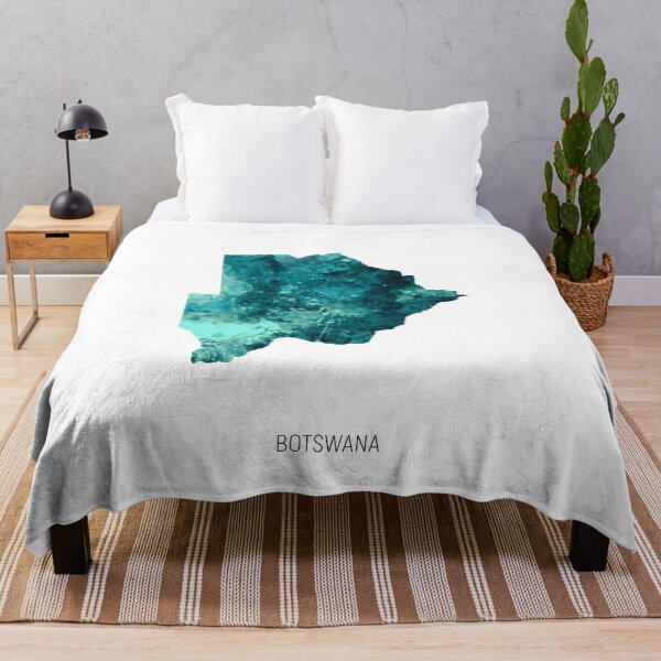 Item preview, Botswana Watercolor Map designed and sold by ArtPrints.