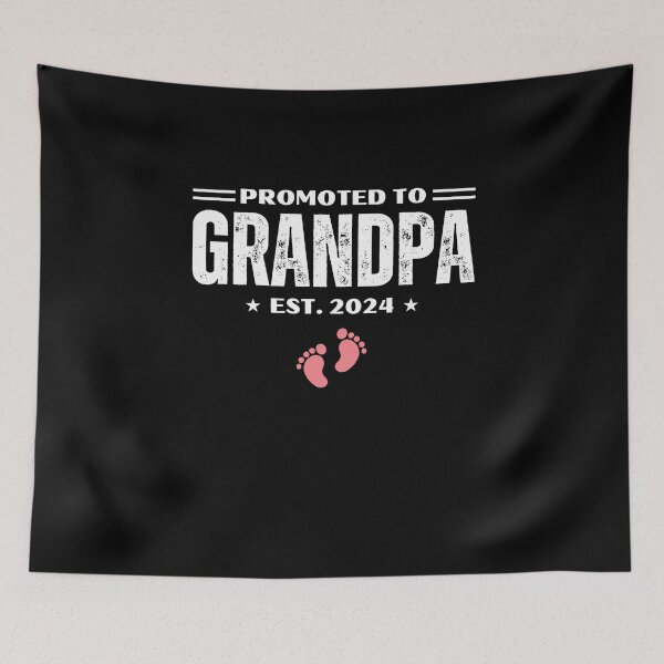 Item preview, Promoted to Grandpa 2024 Father’s Day Gift Baby Announcement  designed and sold by MouDantArts.