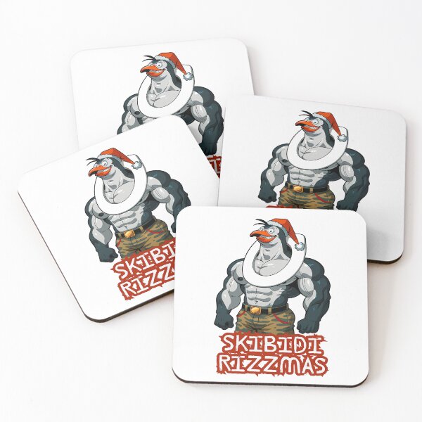 Item preview, Skibidi Rizzmas – Buff Furry Penguin Christmas Design designed and sold by BaxInke.