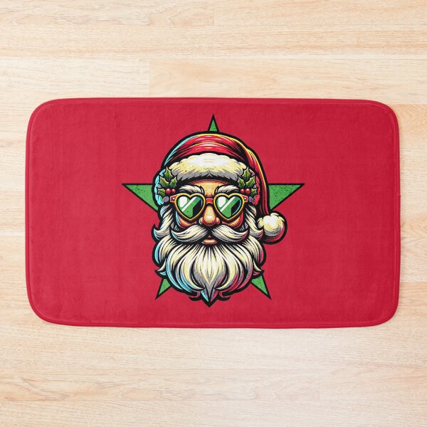 Item preview, Santa With Heart Glasses designed and sold by RockBeeDesigns.