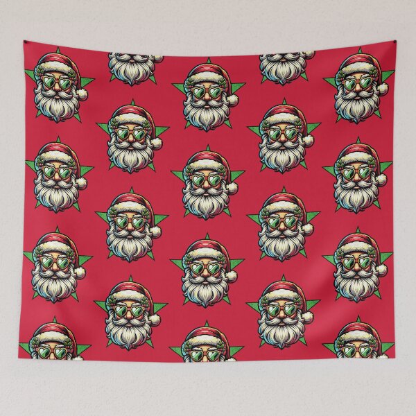 Item preview, Santa With Heart Glasses designed and sold by RockBeeDesigns.
