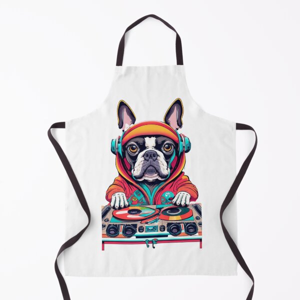Item preview, Boston Terrier DJ Turntables Too designed and sold by DeansDesigns44.