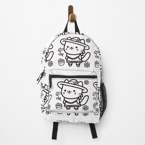 Item preview, KittyKat - Cute Smiley Cat with A Hat designed and sold by KittyKatCats.