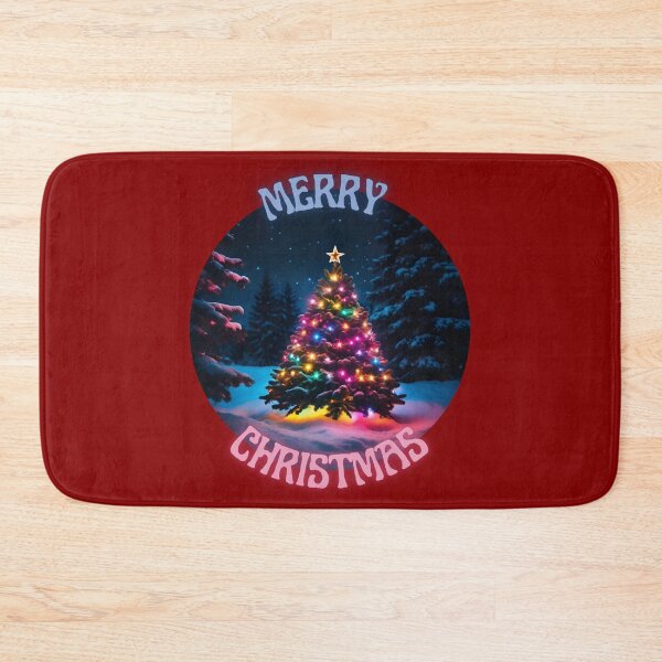 Item preview, Festive Christmas Tree in Snowy Forest designed and sold by ChicTrendz.