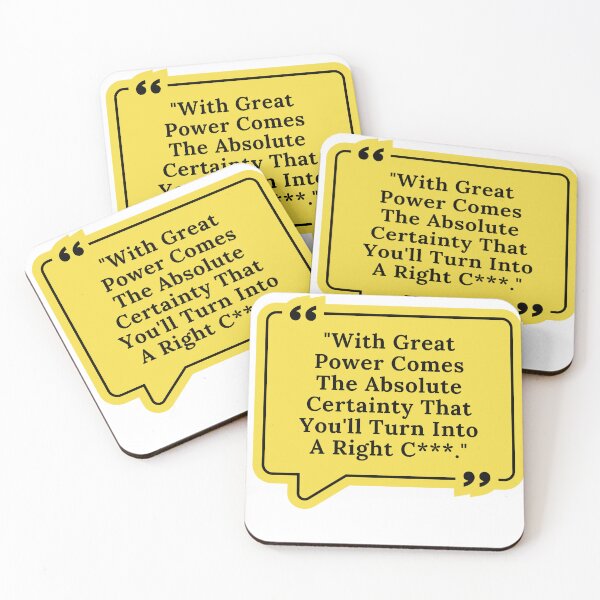 Item preview, the boys quote designed and sold by Cine Merch.