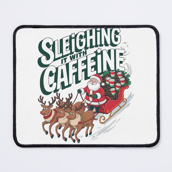 Item preview, Sleighing It With Caffeine (Santa and Coffee) designed and sold by No1Equestrian.