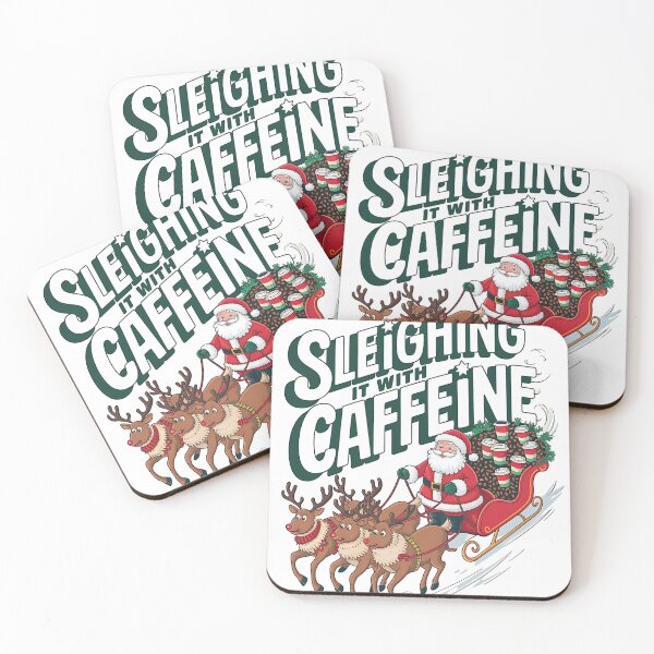 Item preview, Sleighing It With Caffeine (Santa and Coffee) designed and sold by No1Equestrian.