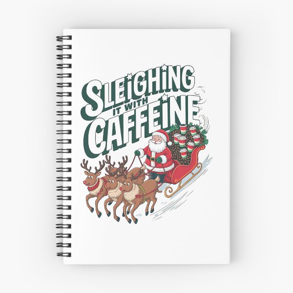 Item preview, Sleighing It With Caffeine (Santa and Coffee) designed and sold by No1Equestrian.