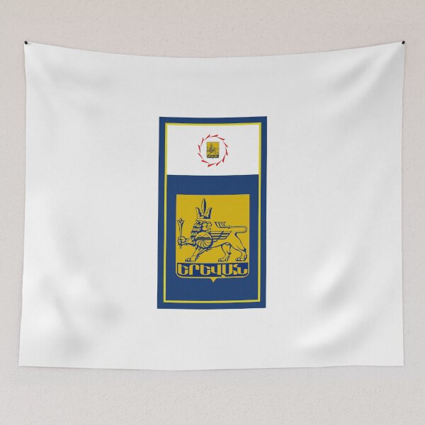 Item preview, Yerevan Flag & Coat of arms designed and sold by adamst555.