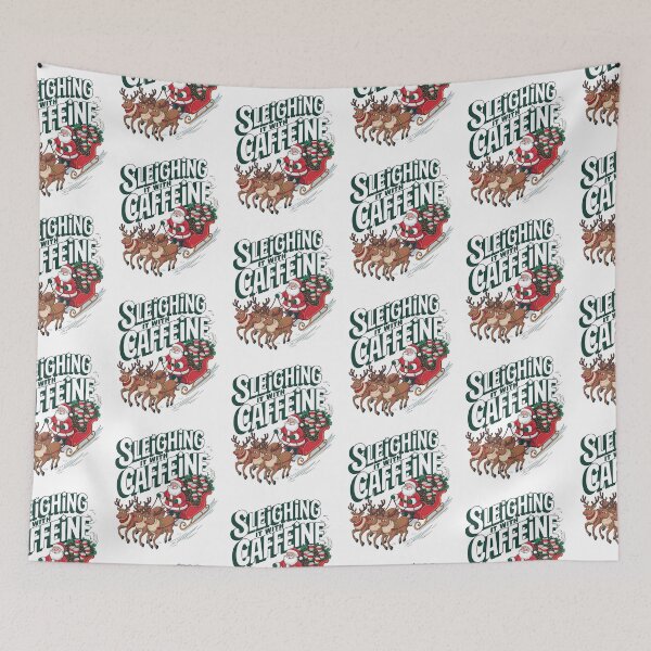 Item preview, Sleighing It With Caffeine (Santa and Coffee) designed and sold by No1Equestrian.