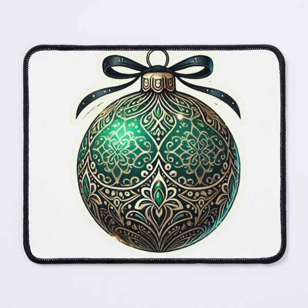 Item preview, Emerald Gothic Holiday Ornament - Wicked Theme designed and sold by AStickerMaker12.
