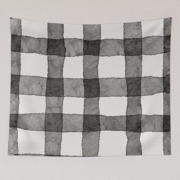 Item preview, CHRISTMAS BLACK GINGHAM by Monika Strigel designed and sold by SunlightStudios.