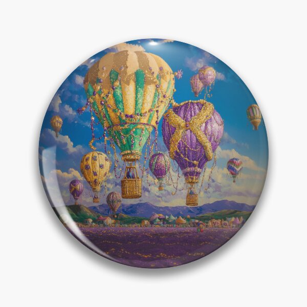 Item preview, Albuquerque Balloon Fiesta Mardi Gras Fusion designed and sold by AstrologyOven.