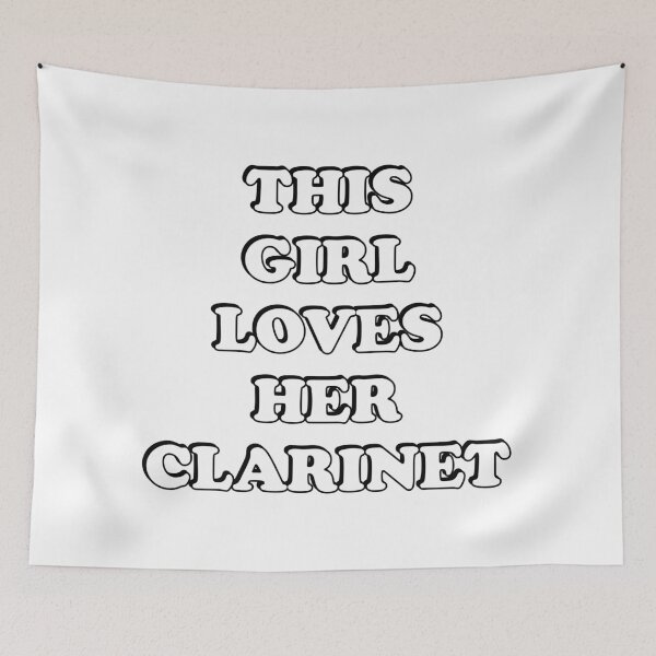 Item preview, This Girl Loves Her Clarinet designed and sold by Inspirationmotivation.
