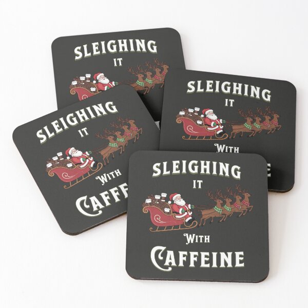 Item preview, Sleighing It With Caffeine (Santa and Coffee) designed and sold by No1Equestrian.
