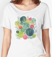 Succulent Circles Women's Relaxed Fit T-Shirt