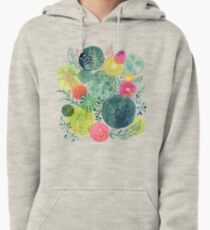 Succulent Circles Pullover Hoodie