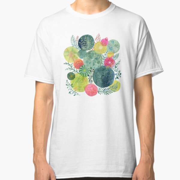 Succulent Circles Classic T-Shirt