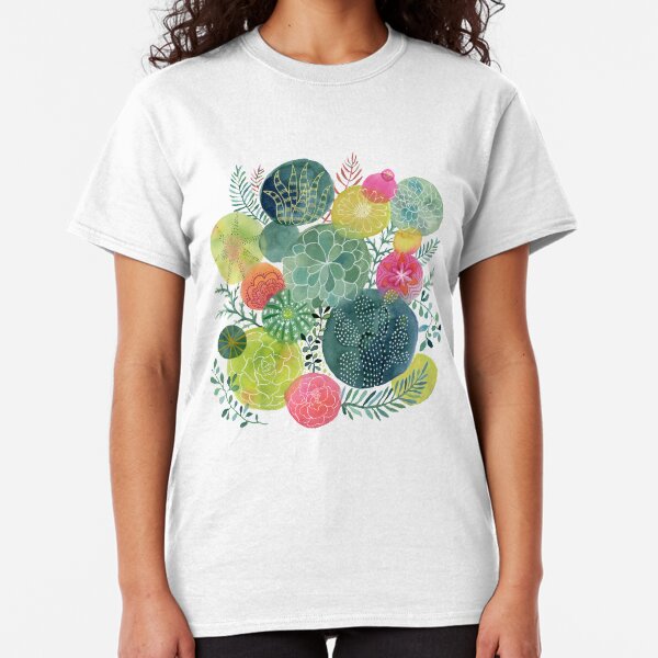 Succulent Circles Classic T-Shirt