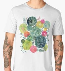 Succulent Circles Men's Premium T-Shirt