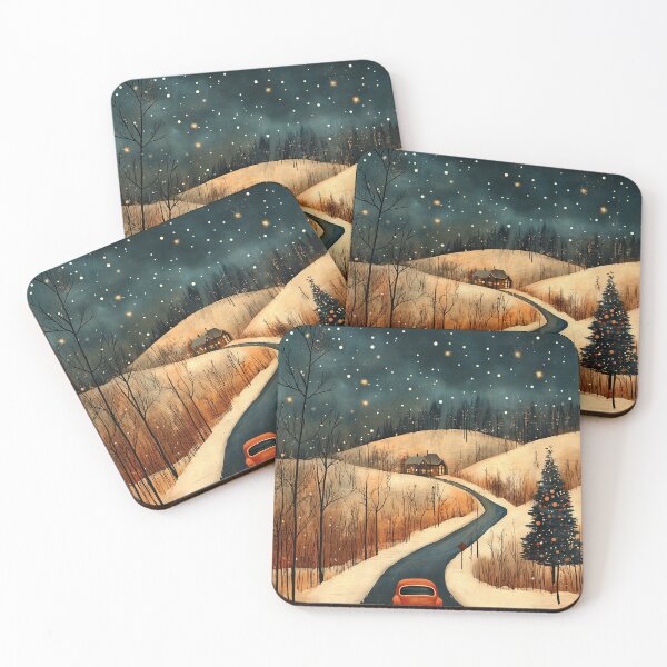 Item preview, Driving Home at Christmas designed and sold by FleurFrench.