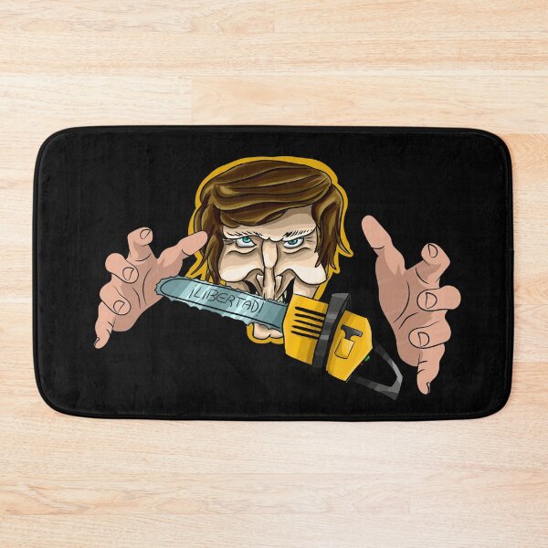 Item preview, Javier Milei with Chainsaw – Freedom Design - Stickers, Posters, T-shirts designed and sold by MechanicalART.