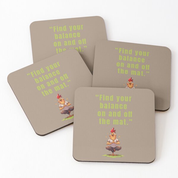 Item preview, FIND YOUR BALANCE ON AND OFF THE MAT, YOGA QUOTES designed and sold by La Loca.
