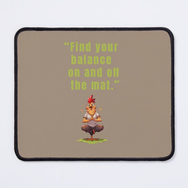Item preview, FIND YOUR BALANCE ON AND OFF THE MAT, YOGA QUOTES designed and sold by La Loca.