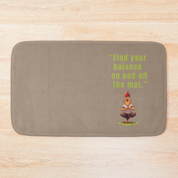 Item preview, FIND YOUR BALANCE ON AND OFF THE MAT, YOGA QUOTES designed and sold by La Loca.